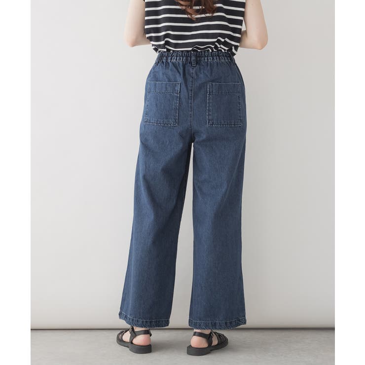 デニムワイドパンツ | atONE | 詳細画像15 