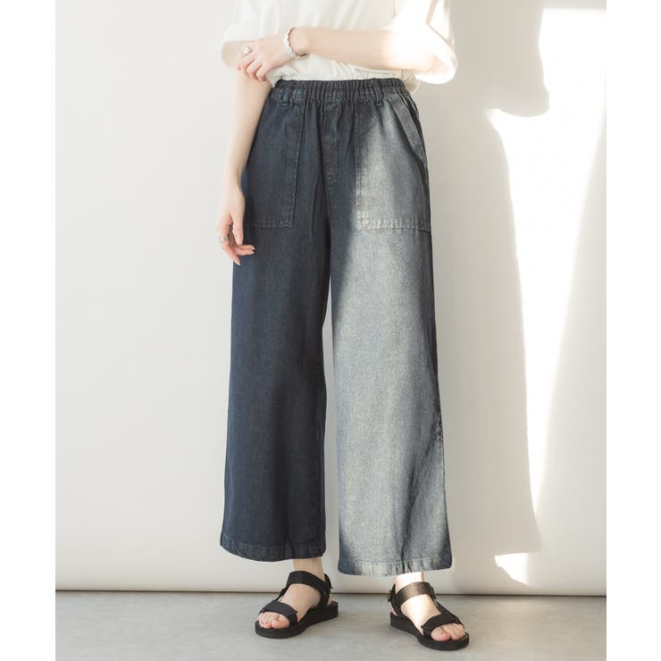 デニムワイドパンツ | atONE | 詳細画像17 