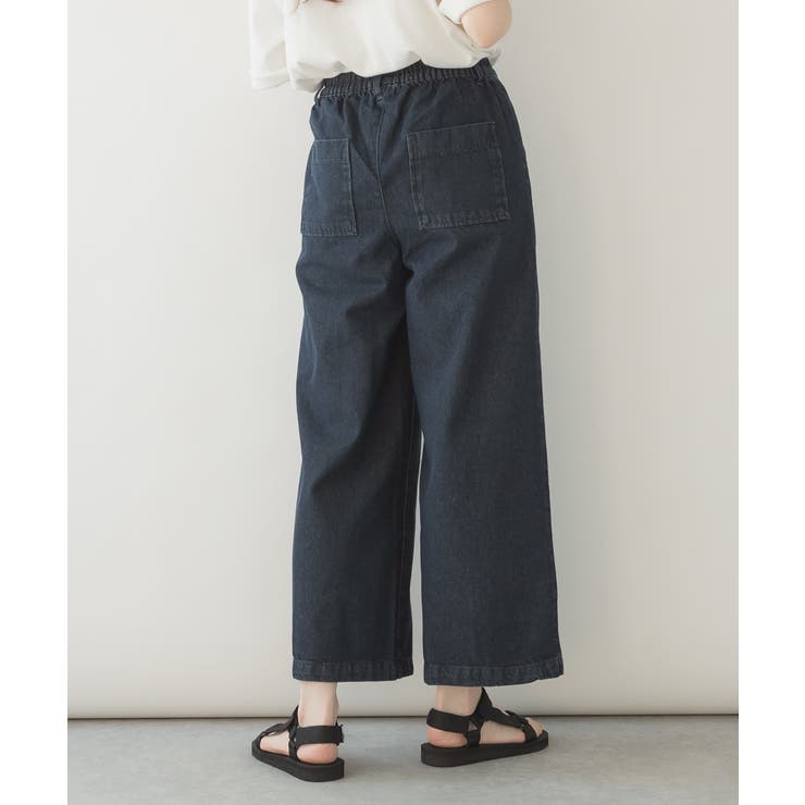 デニムワイドパンツ | atONE | 詳細画像19 