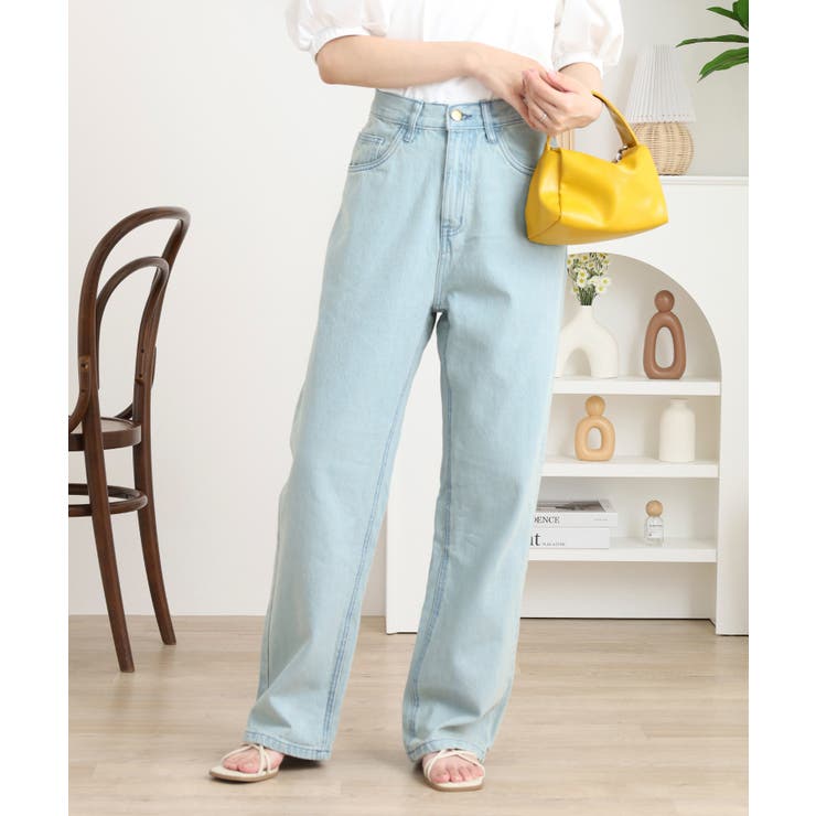 スリムストレートデニムパンツ | atONE | 詳細画像1 