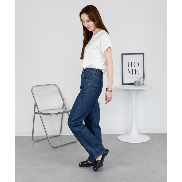 スリムストレートデニムパンツ | atONE | 詳細画像56 