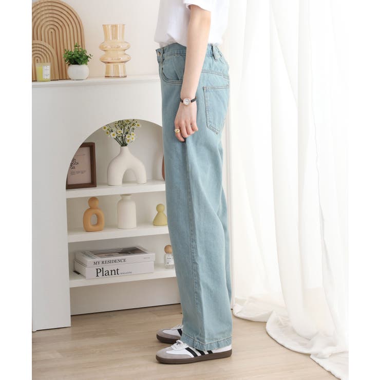 コットンデニムワイドパンツ | atONE | 詳細画像20 