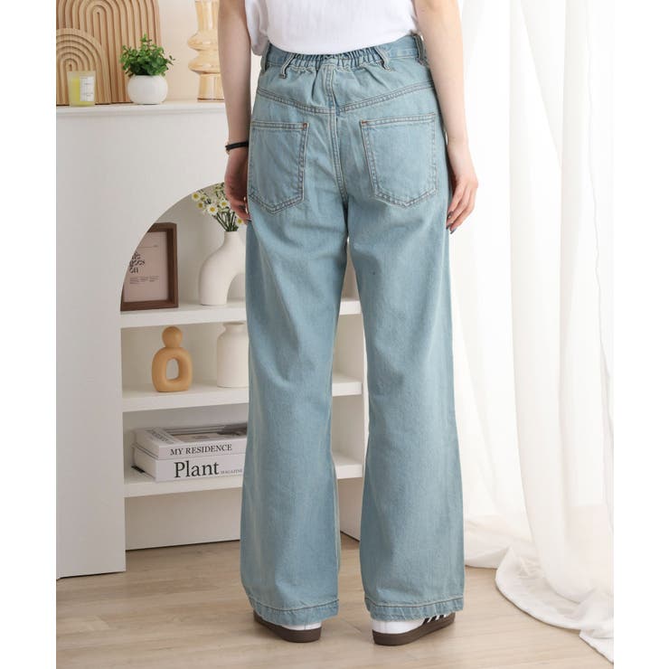 コットンデニムワイドパンツ | atONE | 詳細画像21 