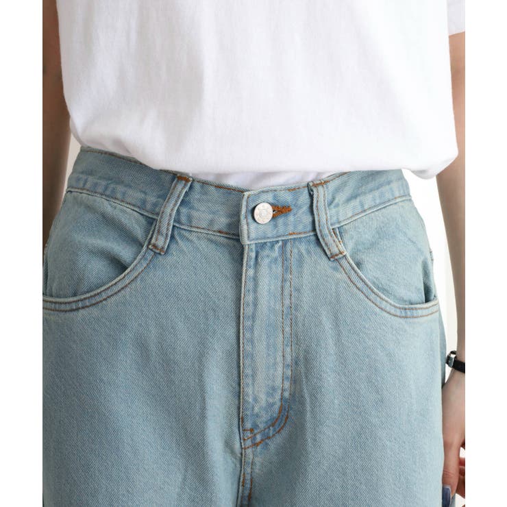 コットンデニムワイドパンツ | atONE | 詳細画像22 