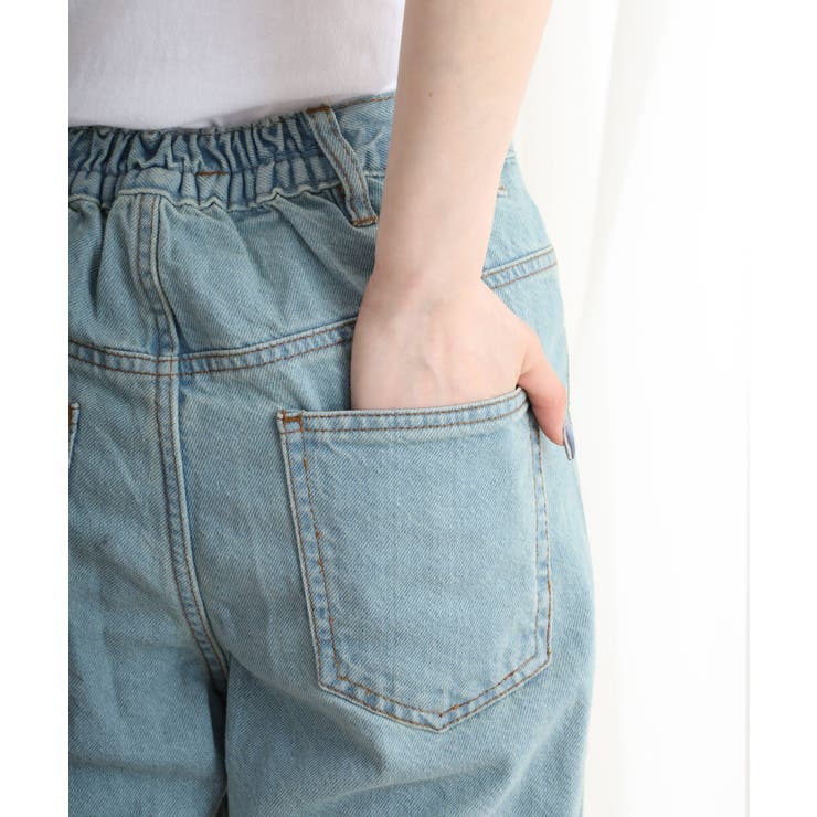 コットンデニムワイドパンツ | atONE | 詳細画像24 