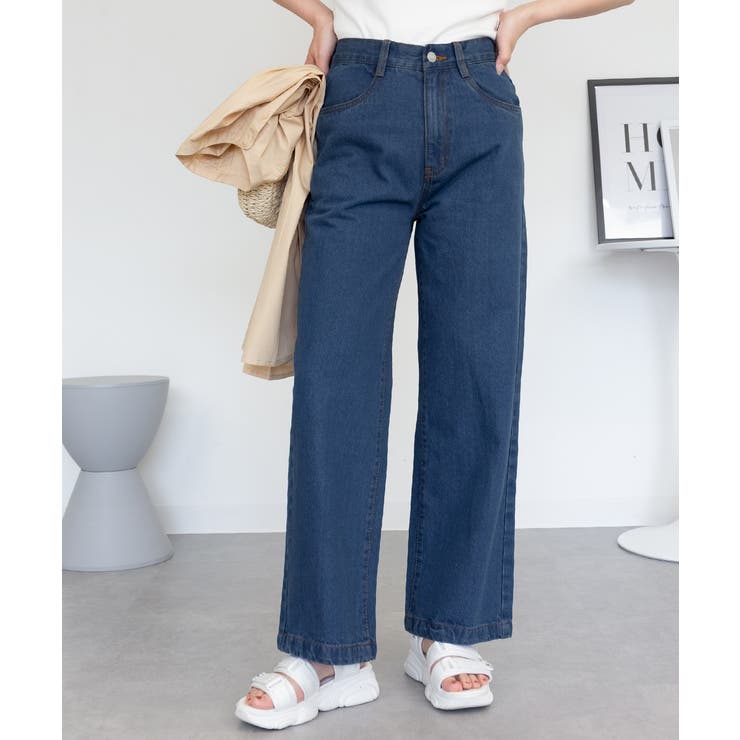 コットンデニムワイドパンツ | atONE | 詳細画像35 