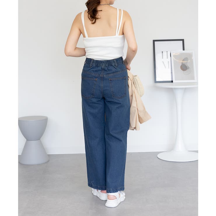 コットンデニムワイドパンツ | atONE | 詳細画像41 