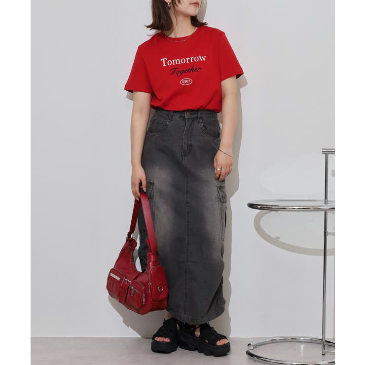 デニムカーゴスカート | atONE | 詳細画像12 