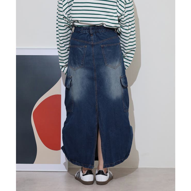 デニムカーゴスカート | atONE | 詳細画像15 