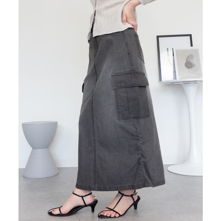 デニムカーゴスカート | atONE | 詳細画像33 