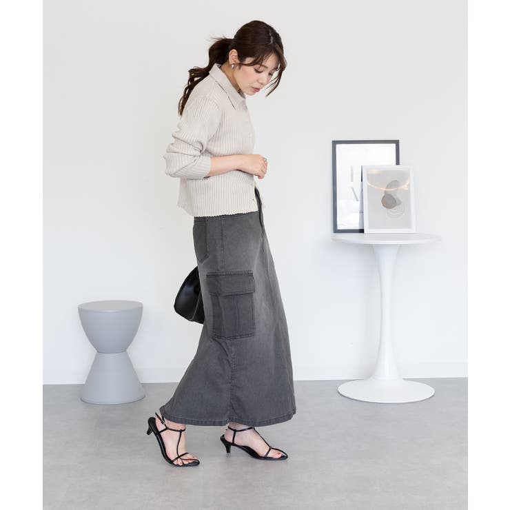 デニムカーゴスカート | atONE | 詳細画像39 