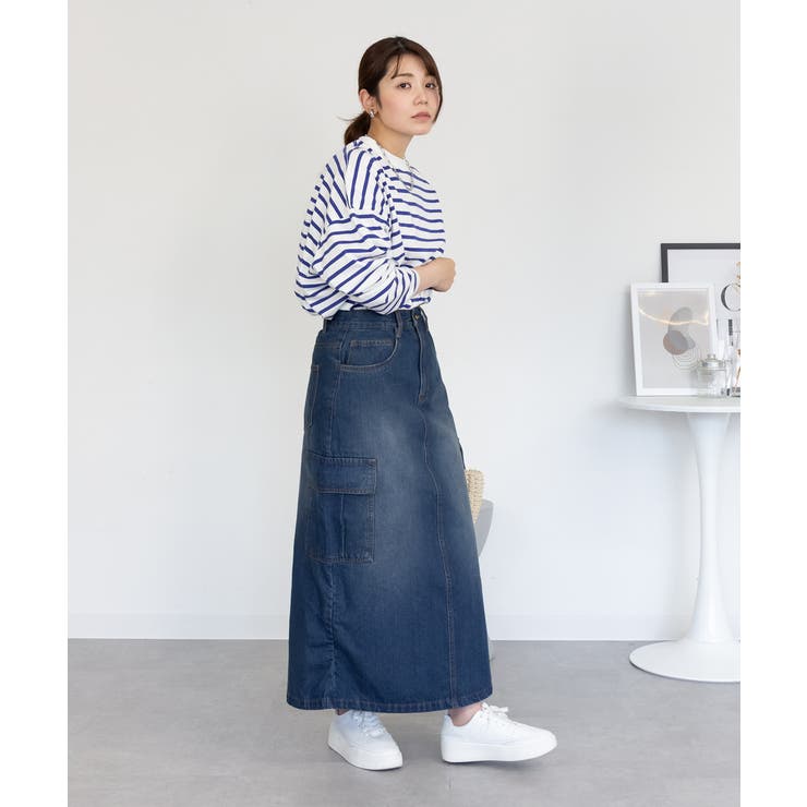 デニムカーゴスカート | atONE | 詳細画像46 