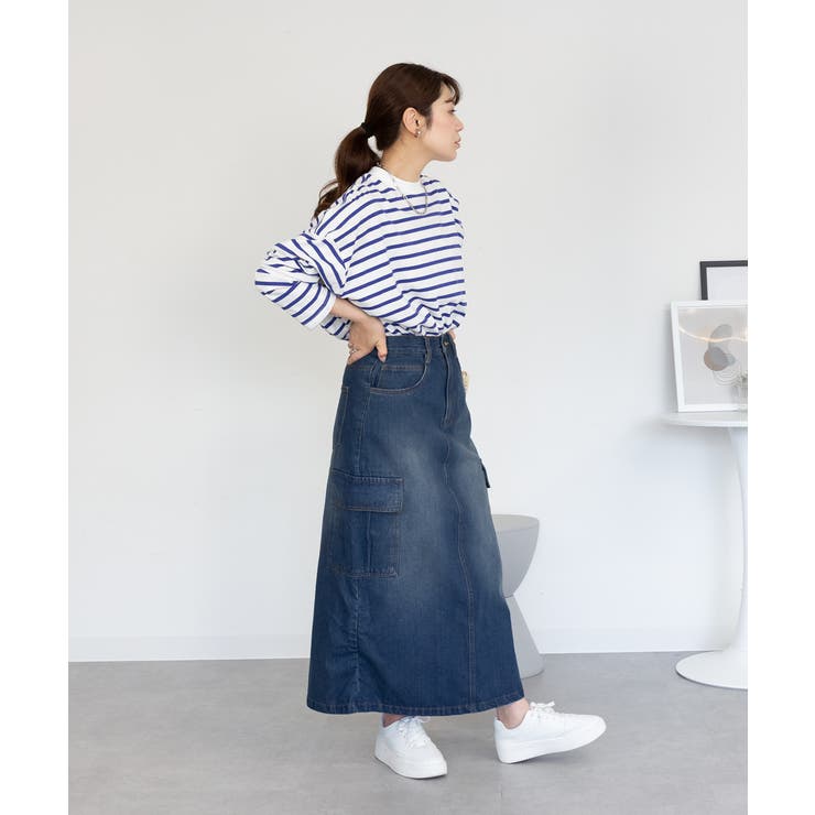 デニムカーゴスカート | atONE | 詳細画像48 