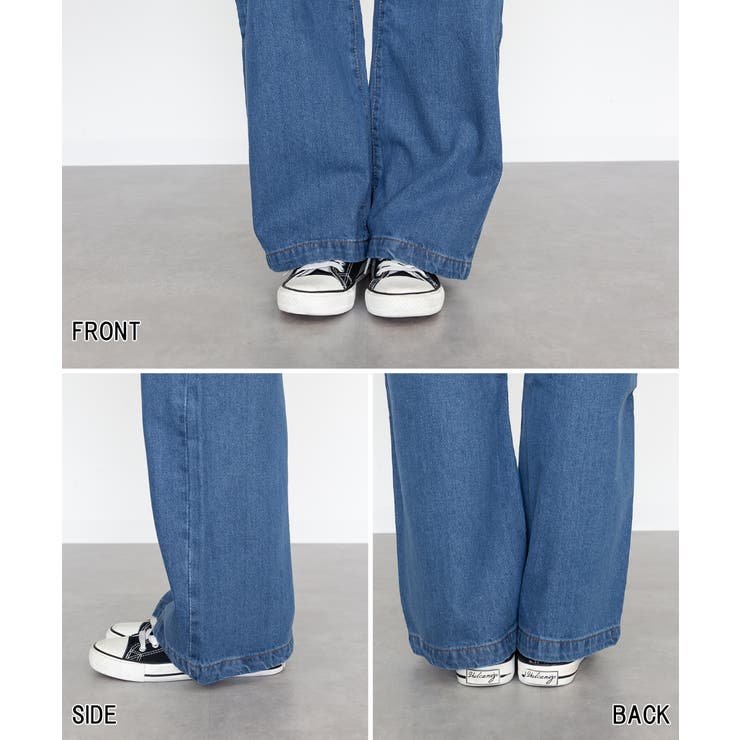 デニムダメージストレートパンツ | atONE | 詳細画像72 