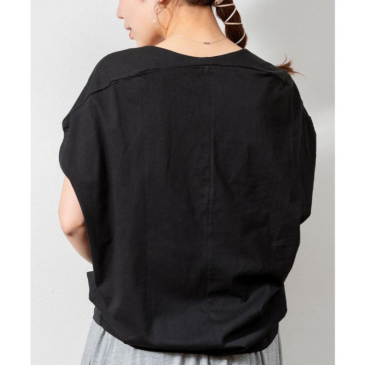 綿100％ コクーンドルマンカットソー | atONE | 詳細画像12 