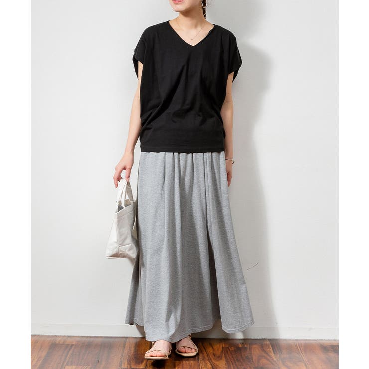 綿100％ コクーンドルマンカットソー | atONE | 詳細画像14 