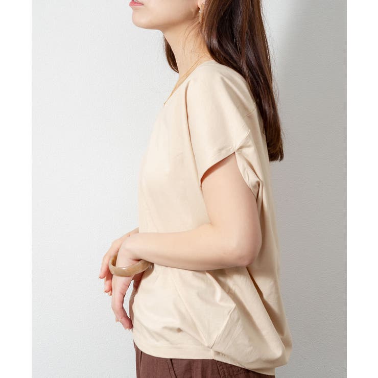 綿100％ コクーンドルマンカットソー | atONE | 詳細画像18 