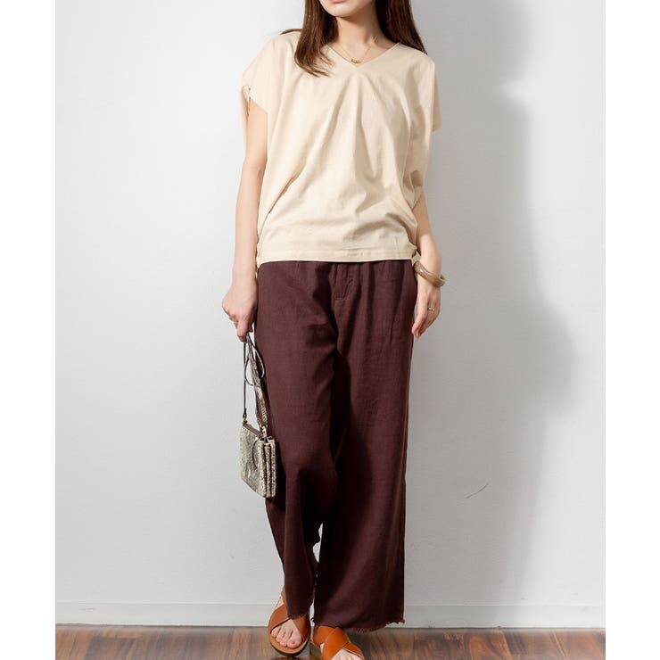 綿100％ コクーンドルマンカットソー | atONE | 詳細画像19 