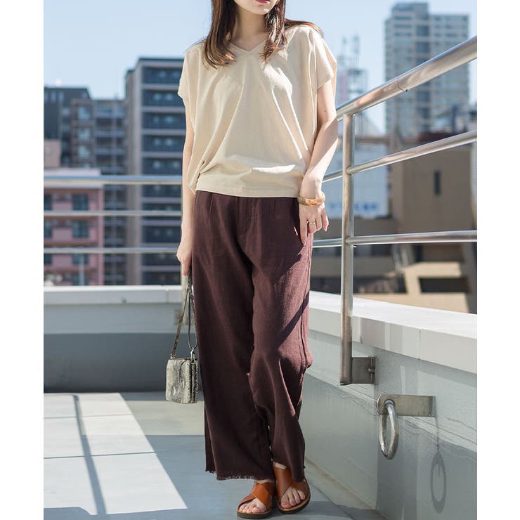 綿100％ コクーンドルマンカットソー | atONE | 詳細画像21 