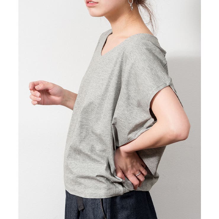 綿100％ コクーンドルマンカットソー | atONE | 詳細画像23 