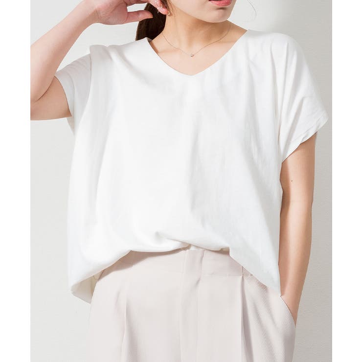 綿100％ コクーンドルマンカットソー | atONE | 詳細画像29 