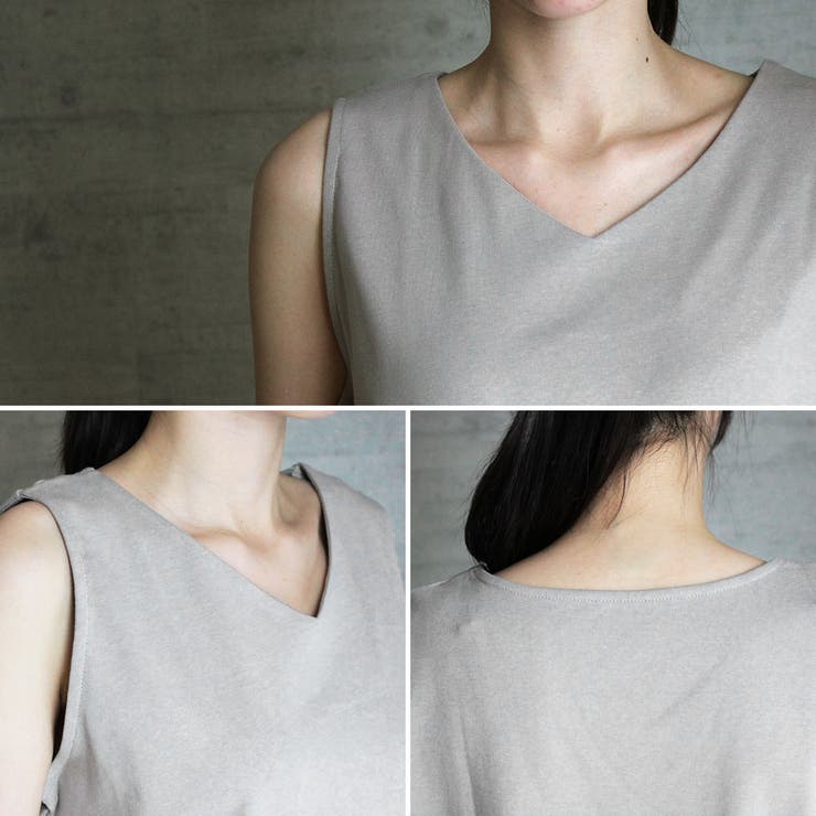 大人のVネックタンクトップ | atONE | 詳細画像10 