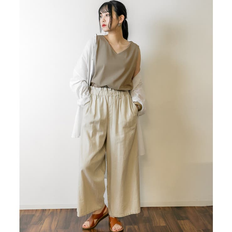 大人のVネックタンクトップ | atONE | 詳細画像22 