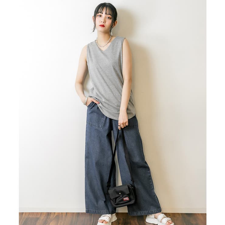 大人のVネックタンクトップ | atONE | 詳細画像28 