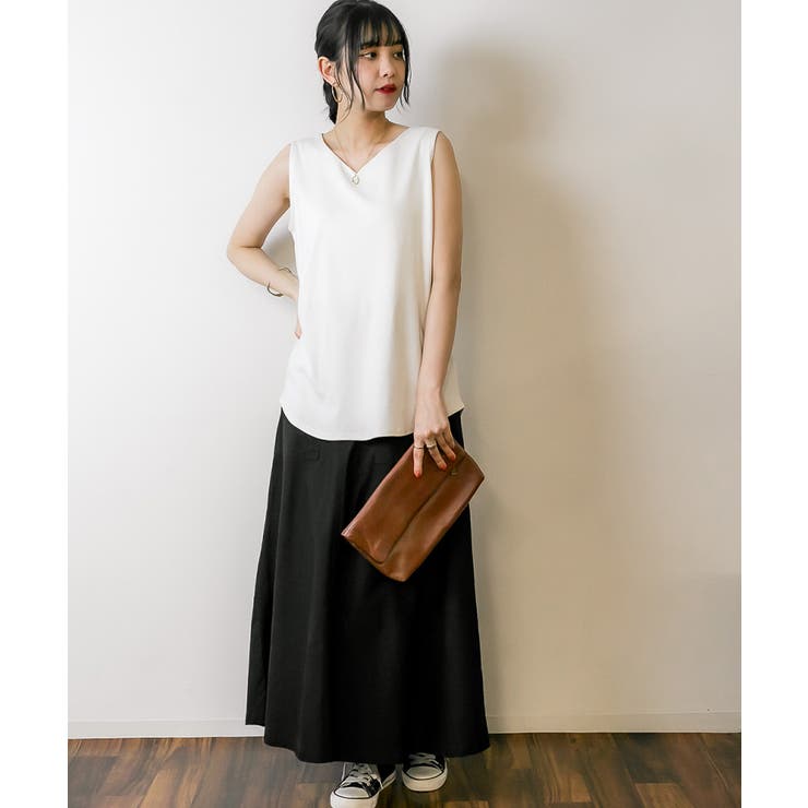 大人のVネックタンクトップ | atONE | 詳細画像34 