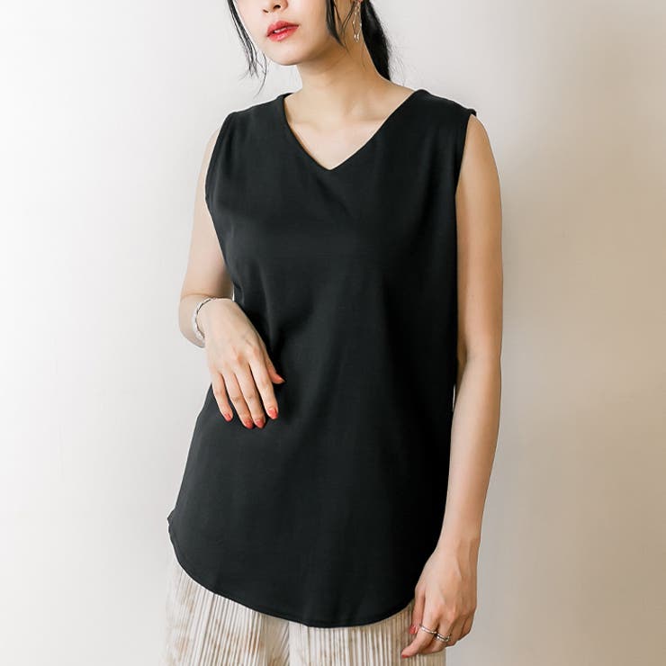 大人のVネックタンクトップ | atONE | 詳細画像41 