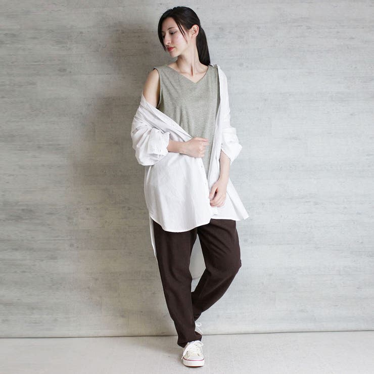 大人のVネックタンクトップ | atONE | 詳細画像43 