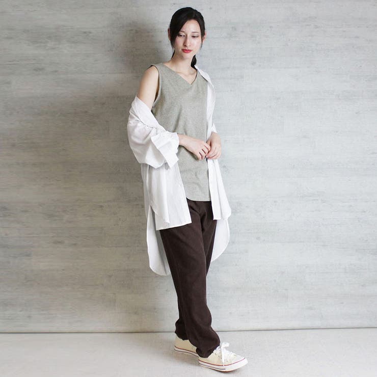 大人のVネックタンクトップ | atONE | 詳細画像44 