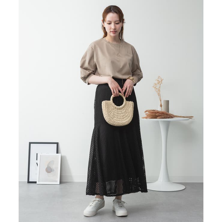 ボリューム袖ショート丈カットソー | atONE | 詳細画像28 