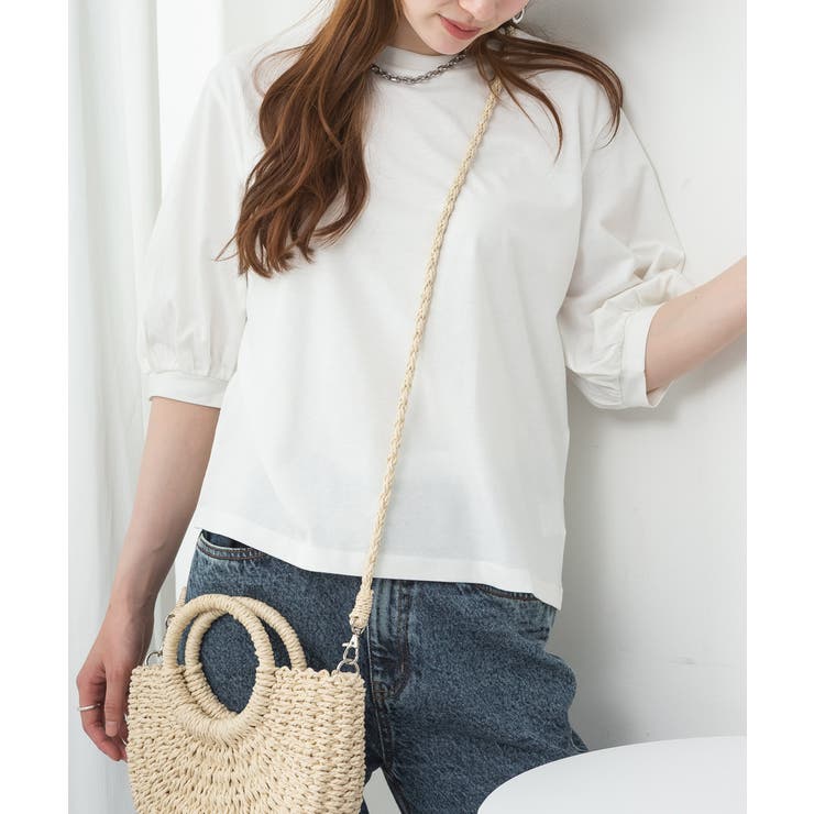 ボリューム袖ショート丈カットソー | atONE | 詳細画像2 