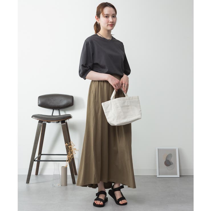 ボリューム袖ショート丈カットソー | atONE | 詳細画像36 