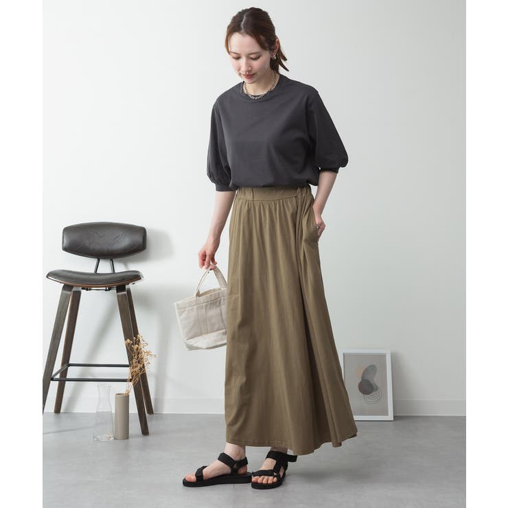 ボリューム袖ショート丈カットソー | atONE | 詳細画像37 