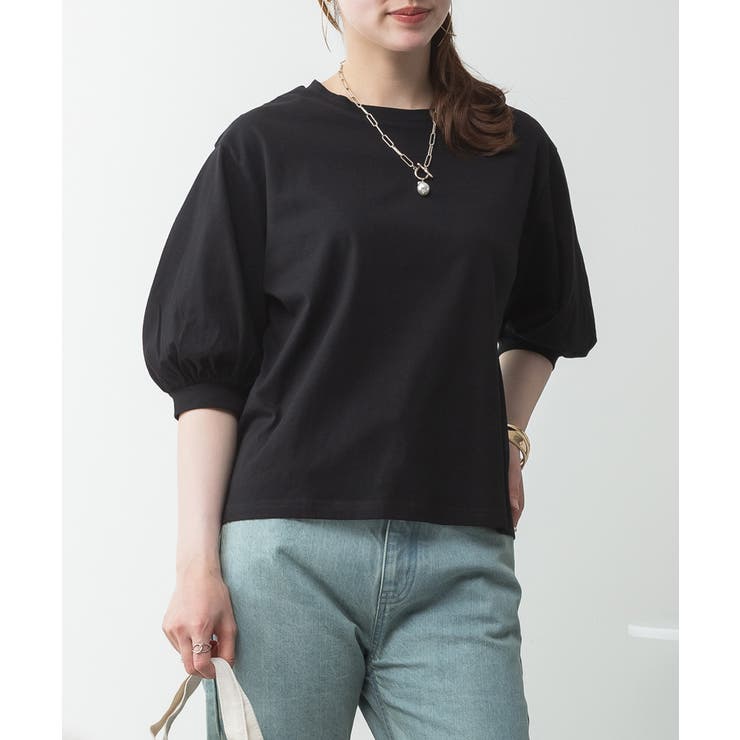 ボリューム袖ショート丈カットソー | atONE | 詳細画像40 