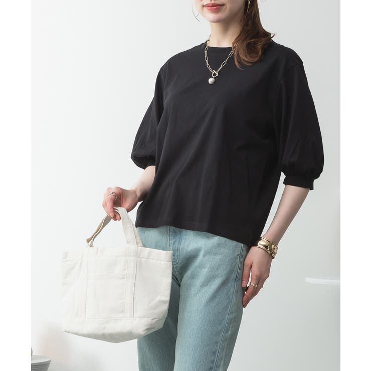 ボリューム袖ショート丈カットソー | atONE | 詳細画像42 