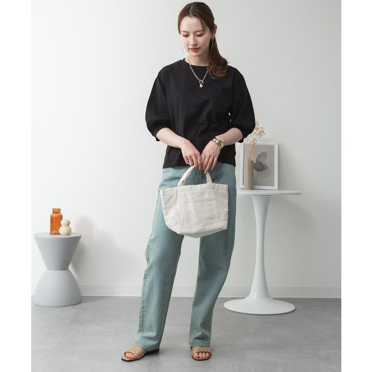 ボリューム袖ショート丈カットソー | atONE | 詳細画像46 