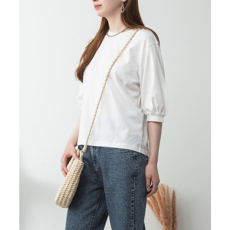 ボリューム袖ショート丈カットソー | atONE | 詳細画像5 