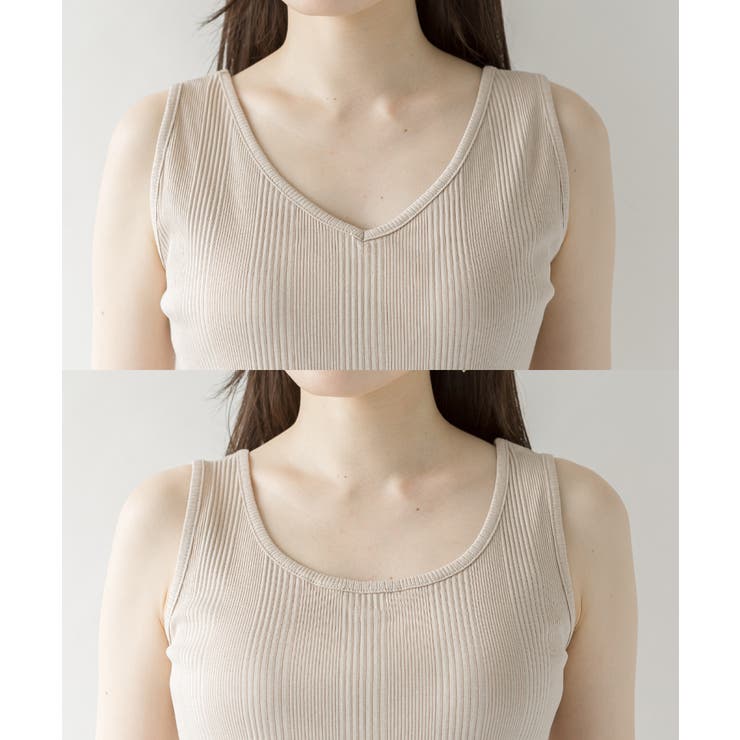 2WAYランダムリブタンクトップ | atONE | 詳細画像35 