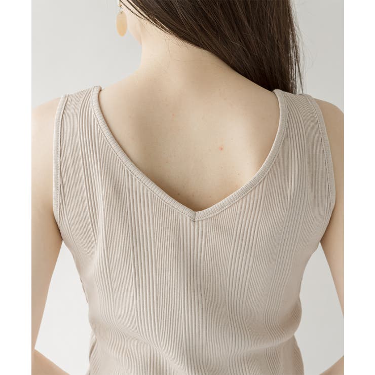 2WAYランダムリブタンクトップ | atONE | 詳細画像36 