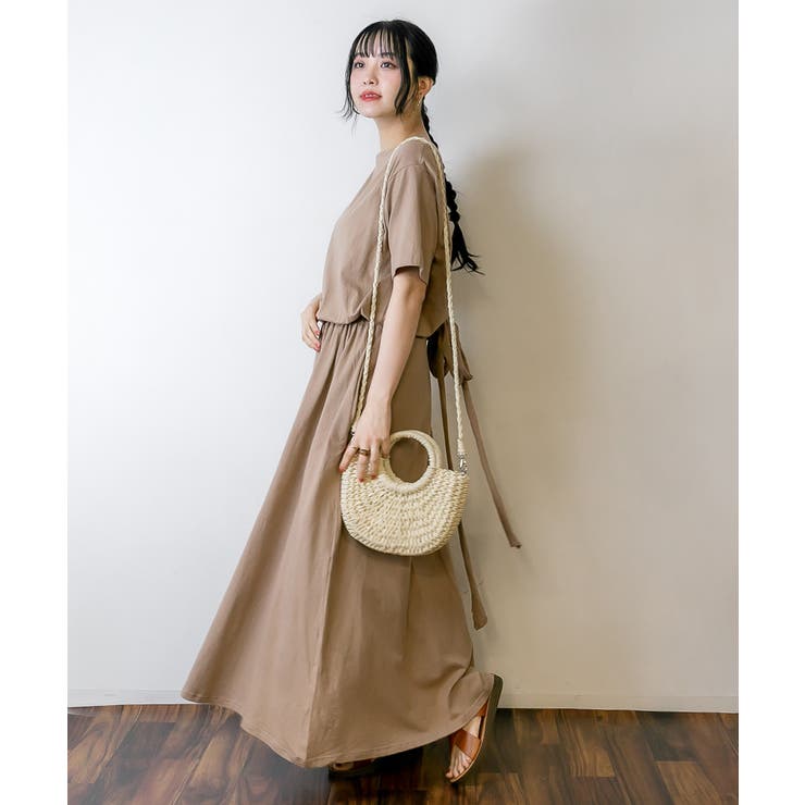 バックオープンカシュクールカットワンピース | atONE | 詳細画像19 