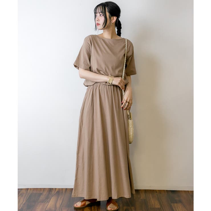 バックオープンカシュクールカットワンピース | atONE | 詳細画像21 