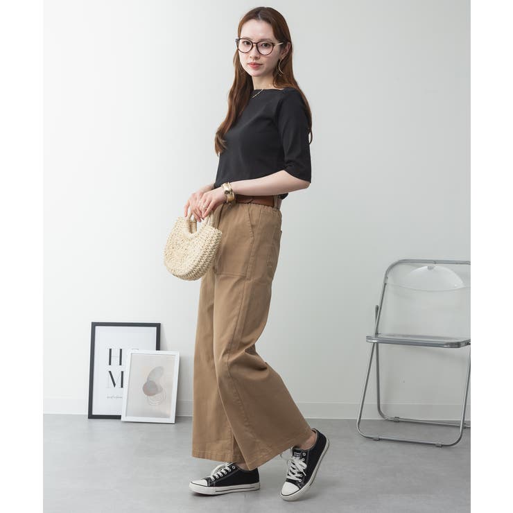 ボートネックカットソー | atONE | 詳細画像9 