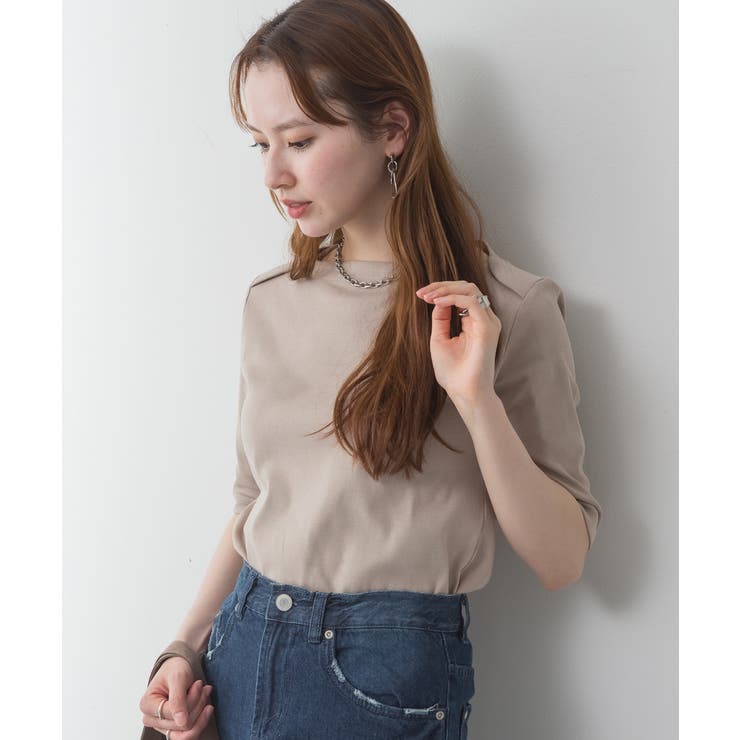 ボートネックカットソー | atONE | 詳細画像12 