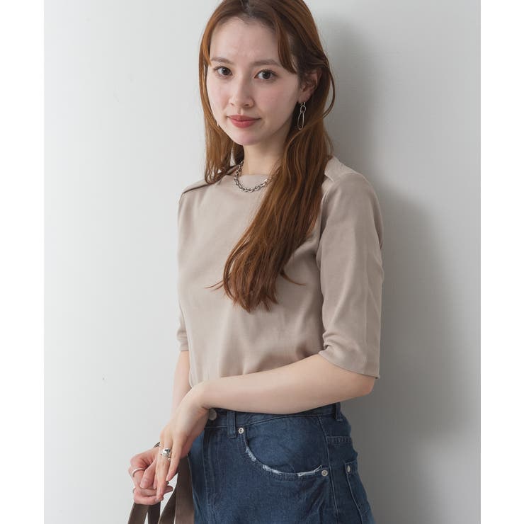 ボートネックカットソー | atONE | 詳細画像13 