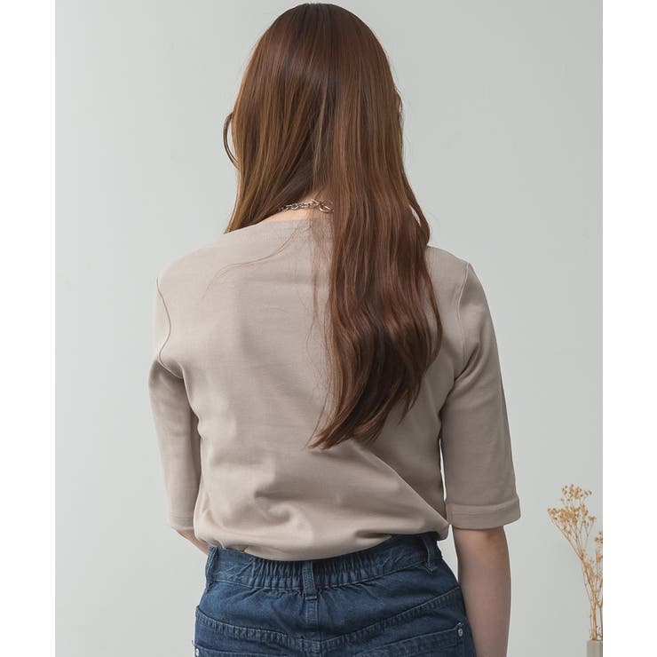 ボートネックカットソー | atONE | 詳細画像16 