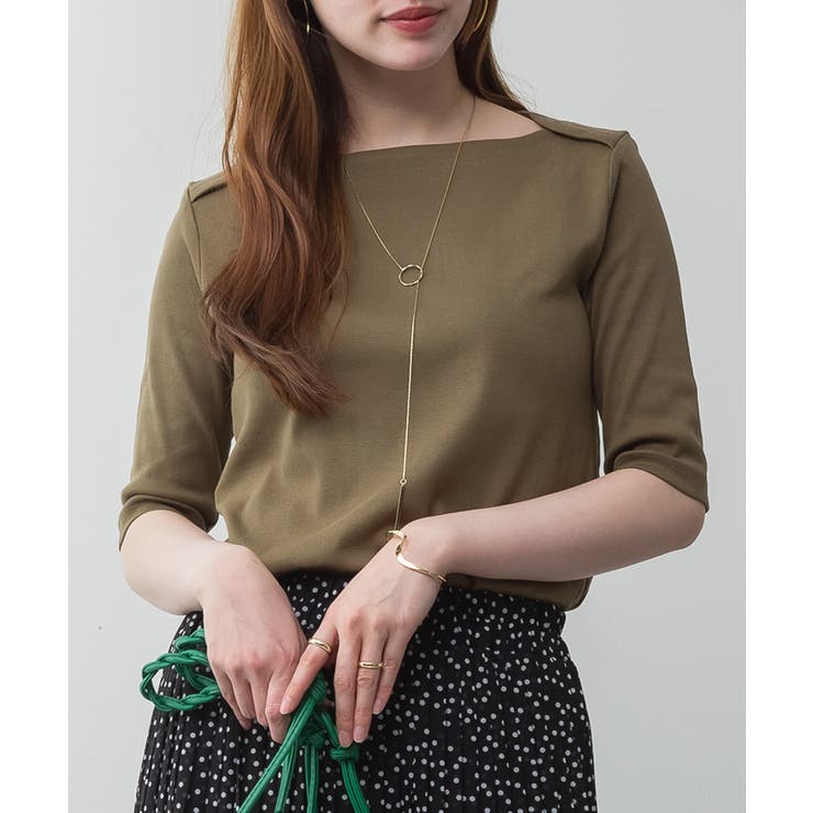 ボートネックカットソー | atONE | 詳細画像22 