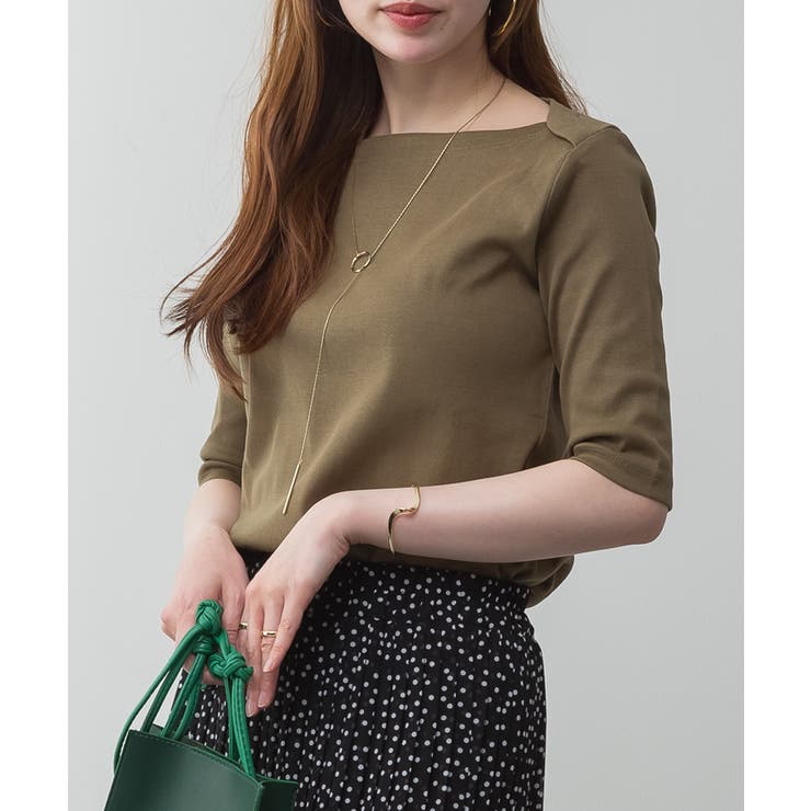 ボートネックカットソー | atONE | 詳細画像23 